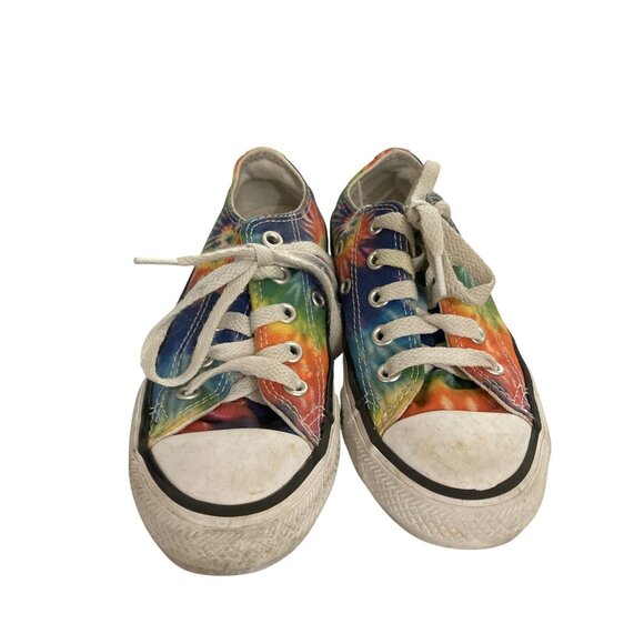 Converse All Star Youth kids  Size 11 Tie-Dye Canvas  Vibrant Colors Shoes - Picture 2 of 8
